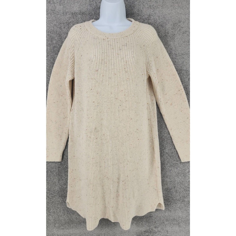Madewell Women's Size Medium Sweater Ribbed Long Dress Wool Blend Casual
